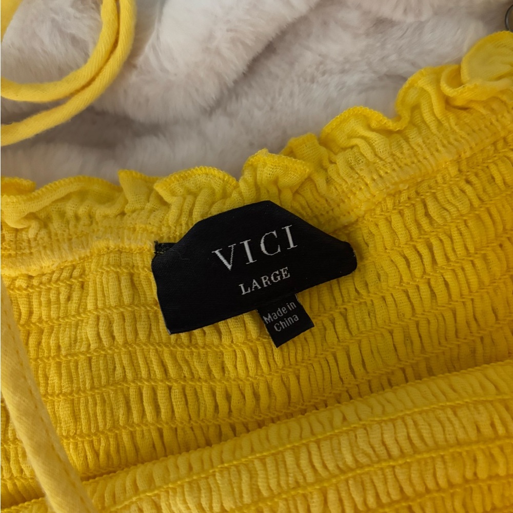 VICI Yellow Maxi Dress